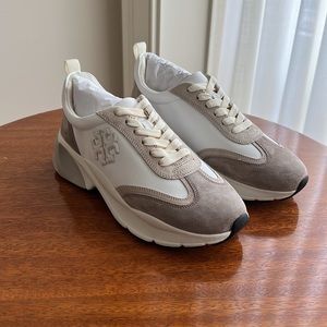 Tory Burch Good Luck Trainers (Size 8.5)
